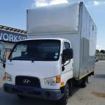 Used Hyundai Mighty HD65 truck front view for sale in Johannesburg, South Africa – reliable diesel light-duty commercial vehicle