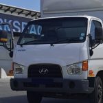 Used Hyundai Mighty HD65 truck front view for sale in Johannesburg, South Africa – reliable diesel light-duty commercial vehicle