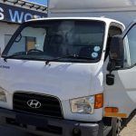 Used Hyundai Mighty HD65 truck front view for sale in Johannesburg, South Africa – reliable diesel light-duty commercial vehicle