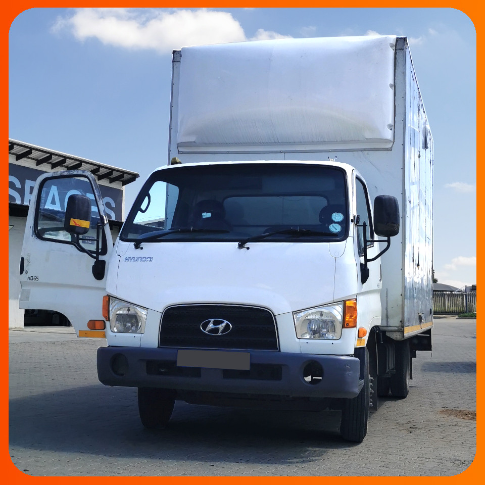 Used Hyundai Mighty HD65 truck front view for sale in Johannesburg, South Africa – reliable diesel light-duty commercial vehicle